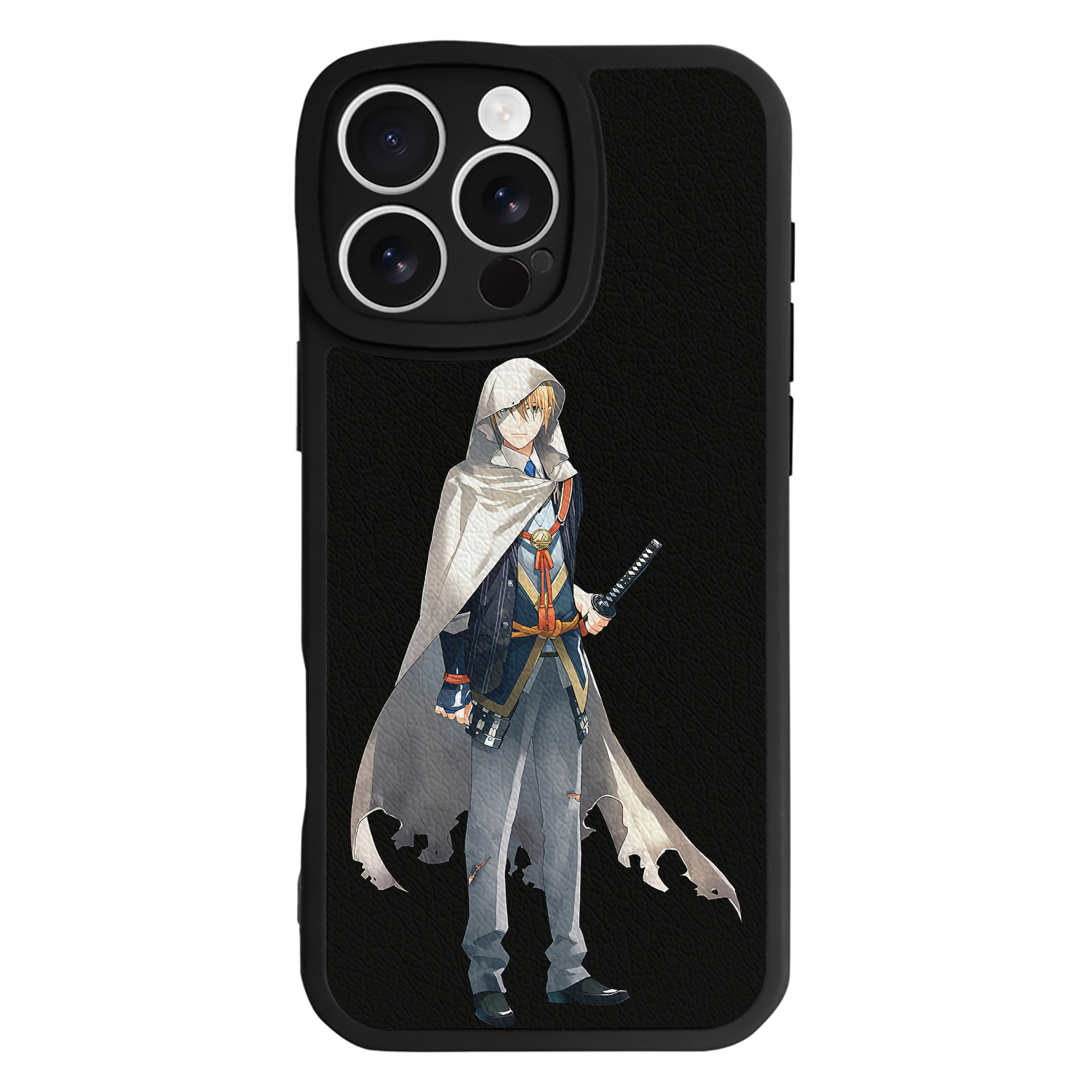 （画像用） 刀剣乱舞 Touken Ranbu 【iPhone 16シリーズ対応】シリコンスマホケース（レザー調） 材質：シリコン
